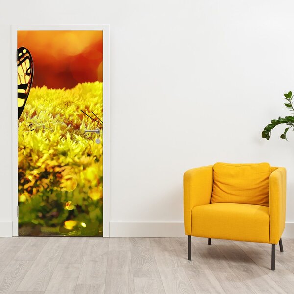Fototapeta na dvere - Motýle (95x205cm)
