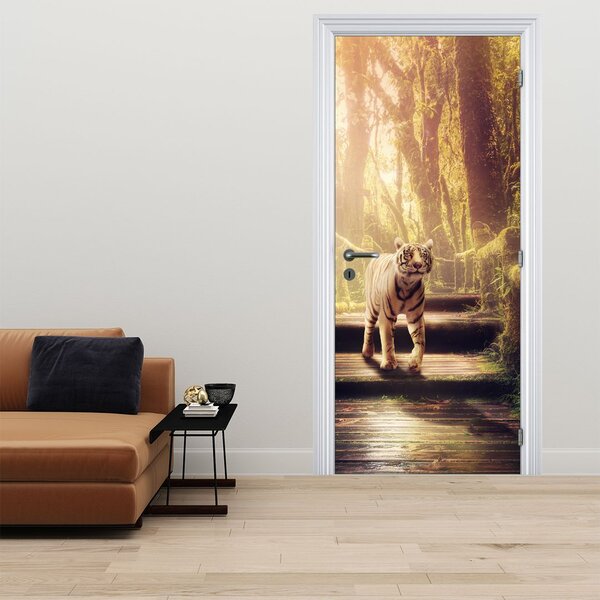 Fototapeta na dvere - Tiger (95x205cm)