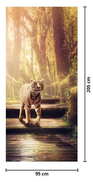 Fototapeta na dvere - Tiger (95x205cm)