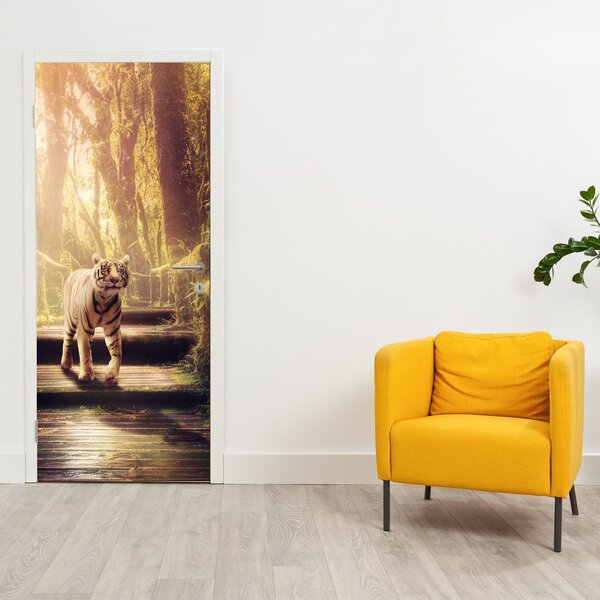 Fototapeta na dvere - Tiger (95x205cm)