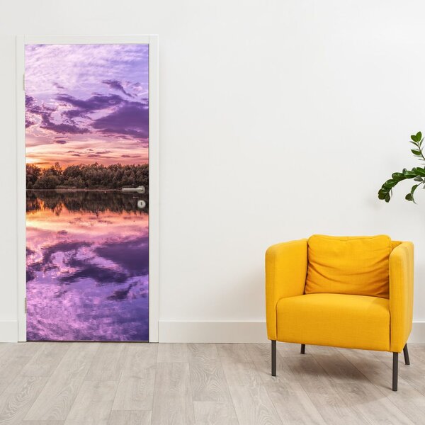 Fototapeta na dvere - Fialové nebo (95x205cm)