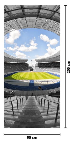 Fototapeta na dvere - Futbalový štadión (95x205cm)