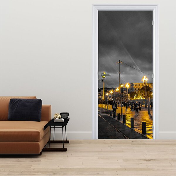 Fototapeta na dvere - Ruský bicykel v šere (95x205cm)