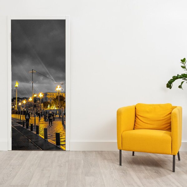 Fototapeta na dvere - Ruský bicykel v šere (95x205cm)