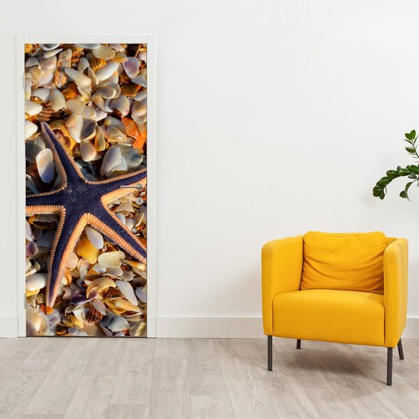 Fototapeta na dvere - Morská hviezdica (95x205cm)
