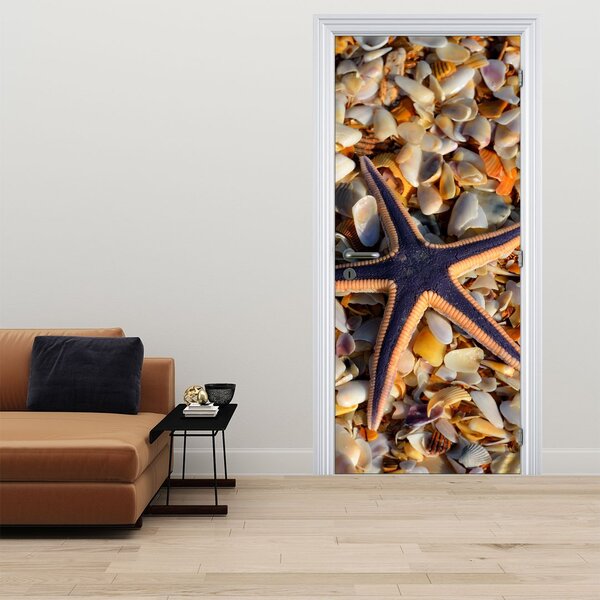Fototapeta na dvere - Morská hviezdica (95x205cm)