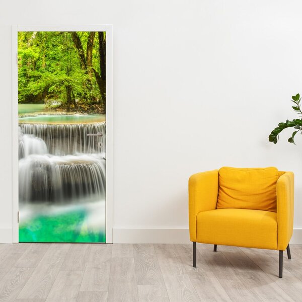 Fototapeta na dvere - Vodopády (95x205cm)