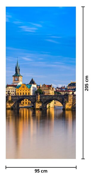 Fototapeta na dvere - Karlov most (95x205cm)