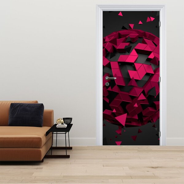 Fototapeta na dvere - 3D abstrakcia (95x205cm)