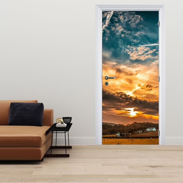 Fototapeta na dvere - Mračná (95x205cm)