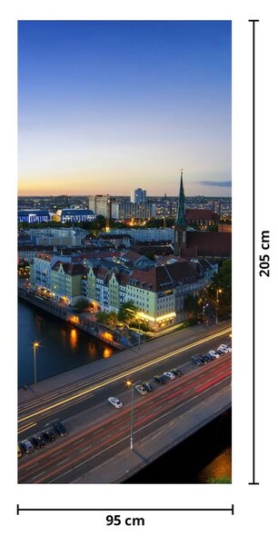 Fototapeta na dvere - Berlín (95x205cm)