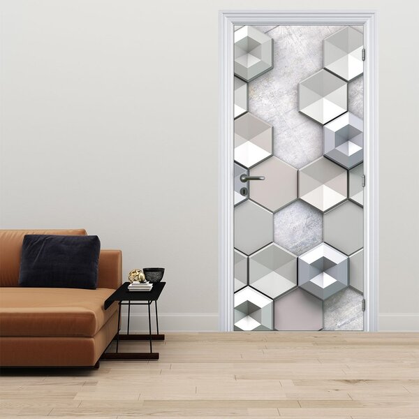 Fototapeta na dvere - 3D abstrakcia (95x205cm)