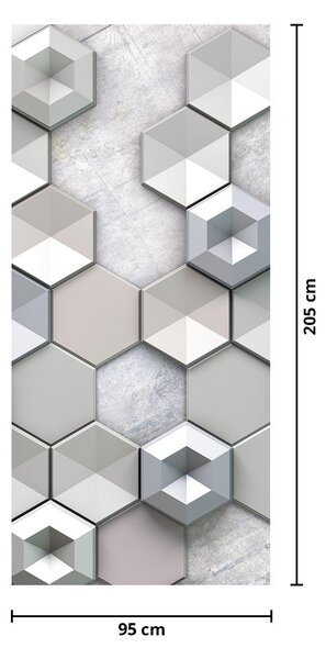 Fototapeta na dvere - 3D abstrakcia (95x205cm)