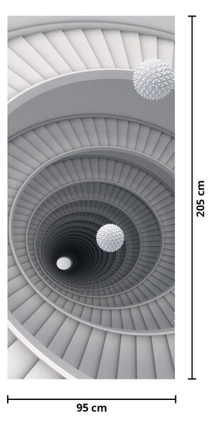 Fototapeta na dvere - 3D abstrakcia (95x205cm)