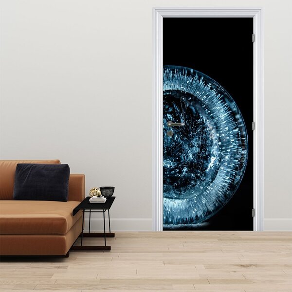 Fototapeta na dvere - Ľadové kvapky (95x205cm)