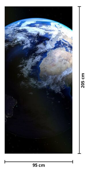 Fototapeta na dvere - Planéta Zem (95x205cm)