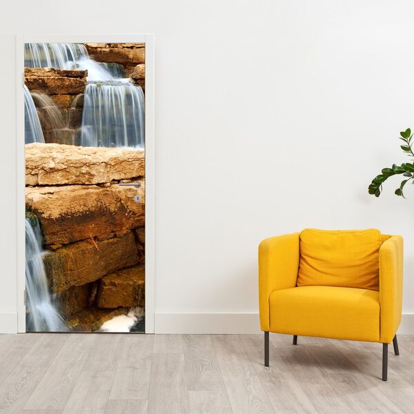 Fototapeta na dvere - Vodopády (95x205cm)