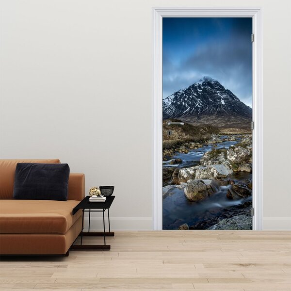 Fototapeta na dvere - Hora a rieka (95x205cm)