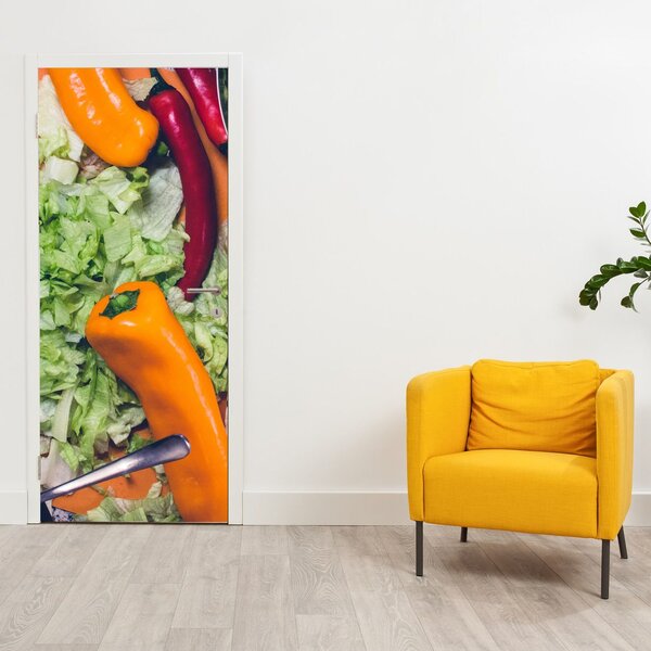 Fototapeta na dvere - Zelenina (95x205cm)
