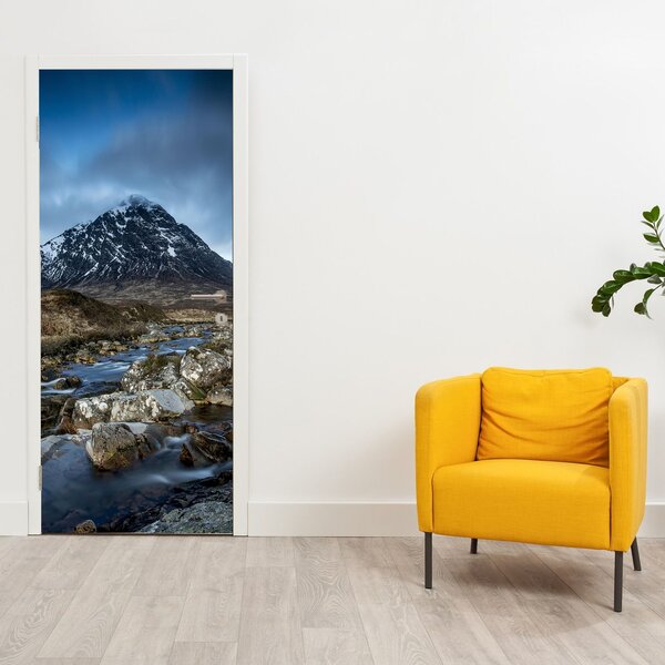 Fototapeta na dvere - Hora a rieka (95x205cm)