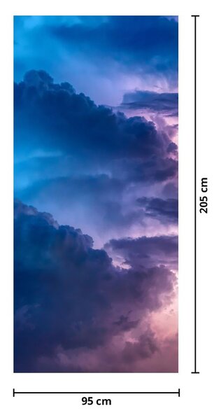 Fototapeta na dvere - Mračná (95x205cm)