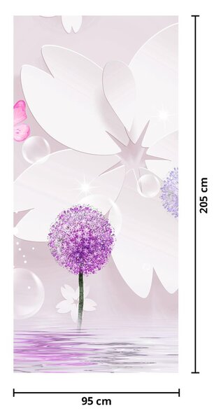 Fototapeta na dvere - Na rieke kvetín (95x205cm)