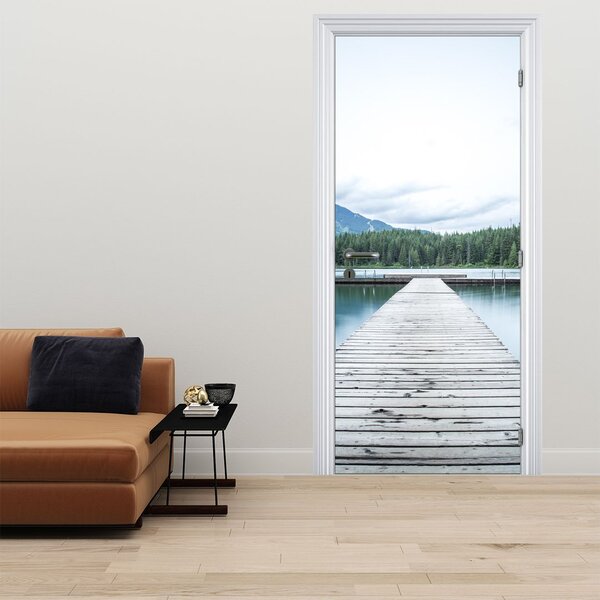 Fototapeta na dvere - Pri pohľade z móla (95x205cm)