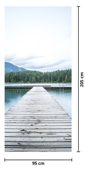 Fototapeta na dvere - Pri pohľade z móla (95x205cm)