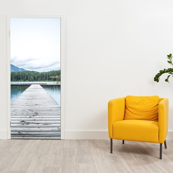 Fototapeta na dvere - Pri pohľade z móla (95x205cm)