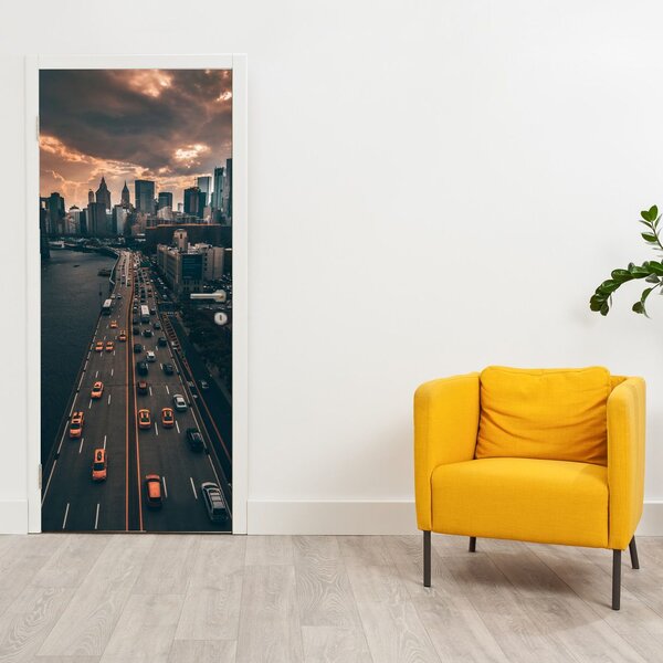 Fototapeta na dvere - Manhattan (95x205cm)