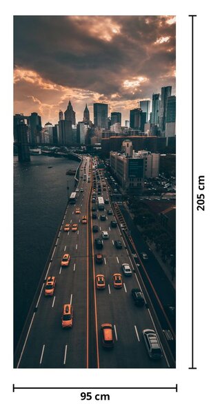 Fototapeta na dvere - Manhattan (95x205cm)