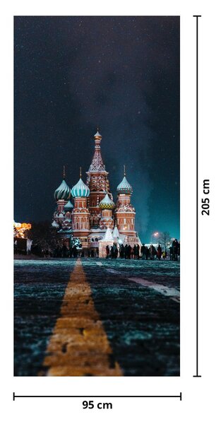 Fototapeta na dvere - Stavba v Rusku (95x205cm)