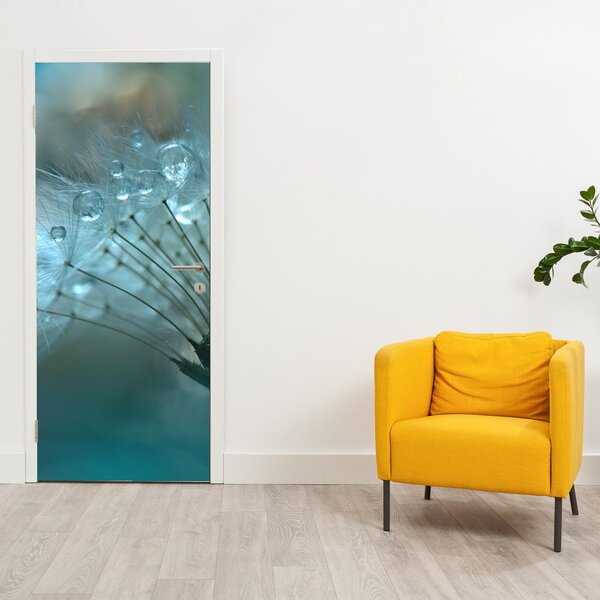 Fototapeta na dvere - Púpava, petrolej (95x205cm)