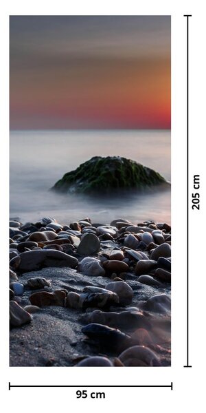 Fototapeta na dvere - Na pobreží (95x205cm)