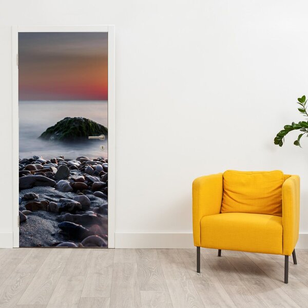 Fototapeta na dvere - Na pobreží (95x205cm)