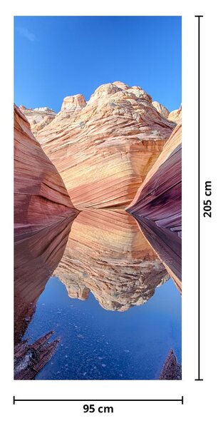 Fototapeta na dvere - Arizonské vlny (95x205cm)