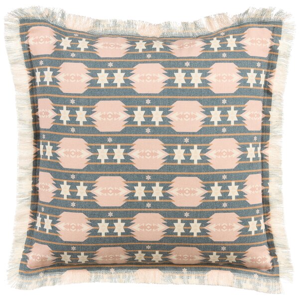 Sada 2 dekoratívnych vankúšov viacfarebná bavlna polyester 60 x 60 cm geometrický abstraktný vzor s potlačou moderný dizajn doplnky
