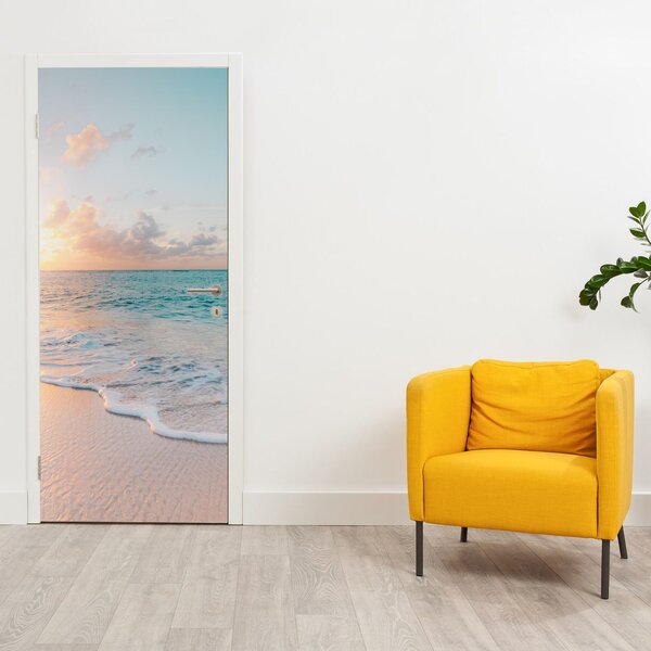 Fototapeta na dvere - Snová pláž (95x205cm)
