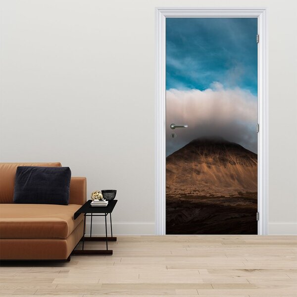 Fototapeta na dvere - Mrak nad vrcholkom (95x205cm)