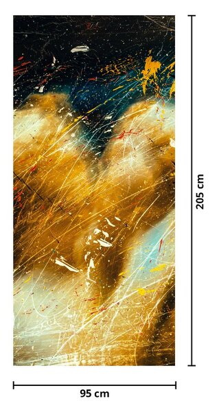 Fototapeta na dvere - Bozkávajúce sa anjeli (95x205cm)