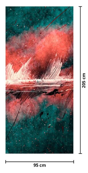 Fototapeta na dvere - Výbuch v petroleji (95x205cm)