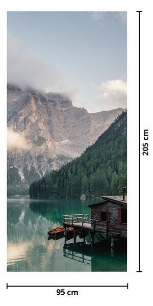 Fototapeta na dvere - Lake Prags (95x205cm)