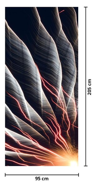 Fototapeta na dvere - Svetelný výboj (95x205cm)