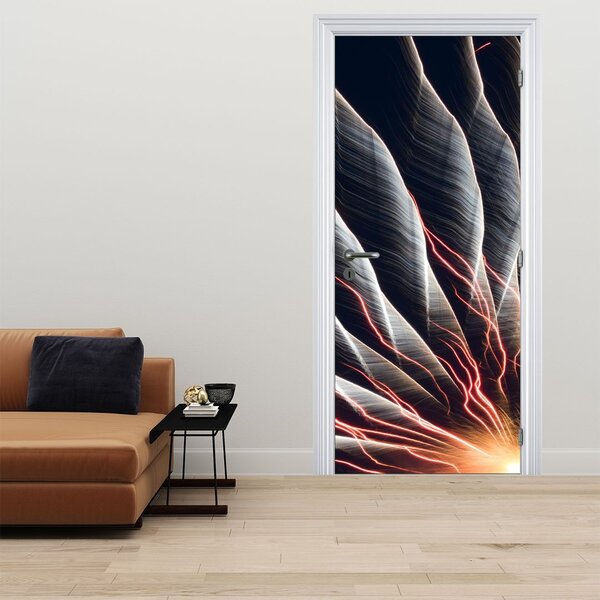 Fototapeta na dvere - Svetelný výboj (95x205cm)