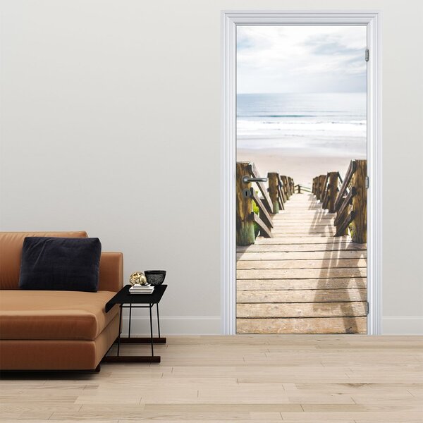 Fototapeta na dvere - Vstup na pláž (95x205cm)