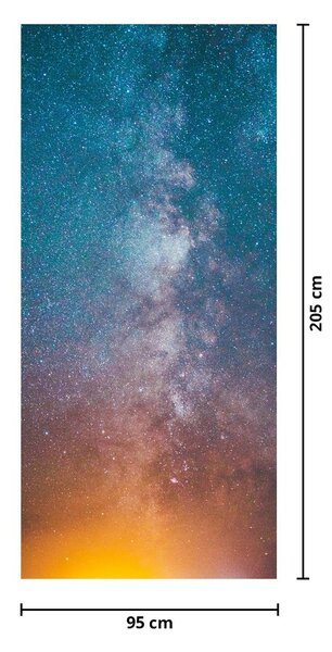 Fototapeta na dvere - Mliečna dráha (95x205cm)