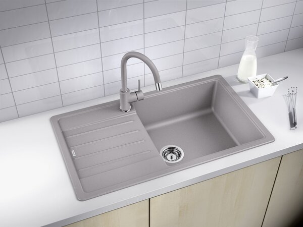 Blanco Legra 6 XL S, silgranitový drez 860x500 mm, 1-komorový, čierna, 526087