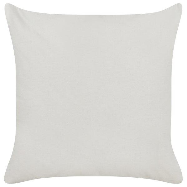 Sada 2 dekoratívnych vankúšov zelená biela bavlna polyester 45 x 45 cm vzor hrušiek ovocný motív vyšívané dekorácie doplnky