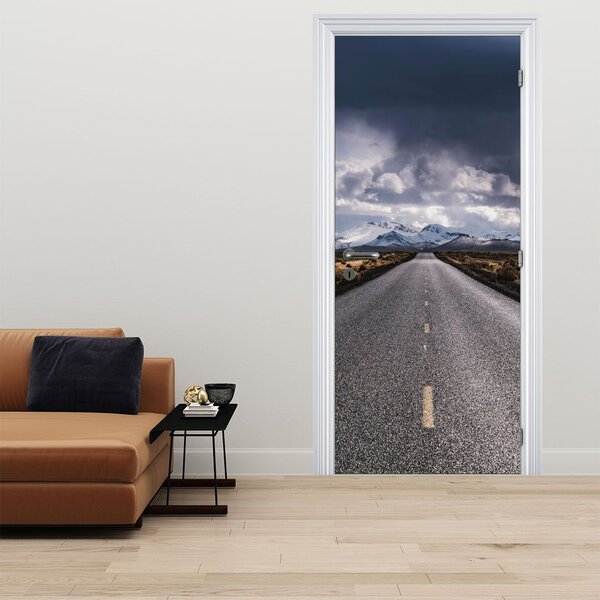 Fototapeta na dvere - Cesta v púšti (95x205cm)
