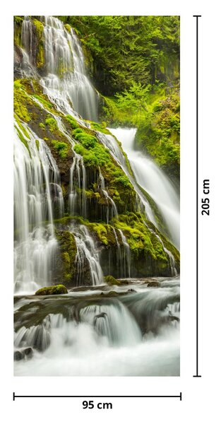 Fototapeta na dvere - Vodopád (95x205cm)